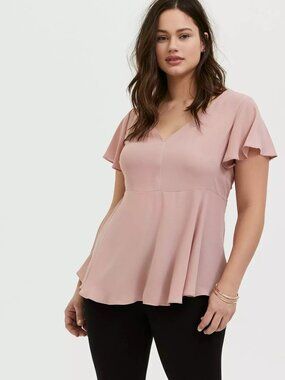 Pink Torrid Babydoll Shirt